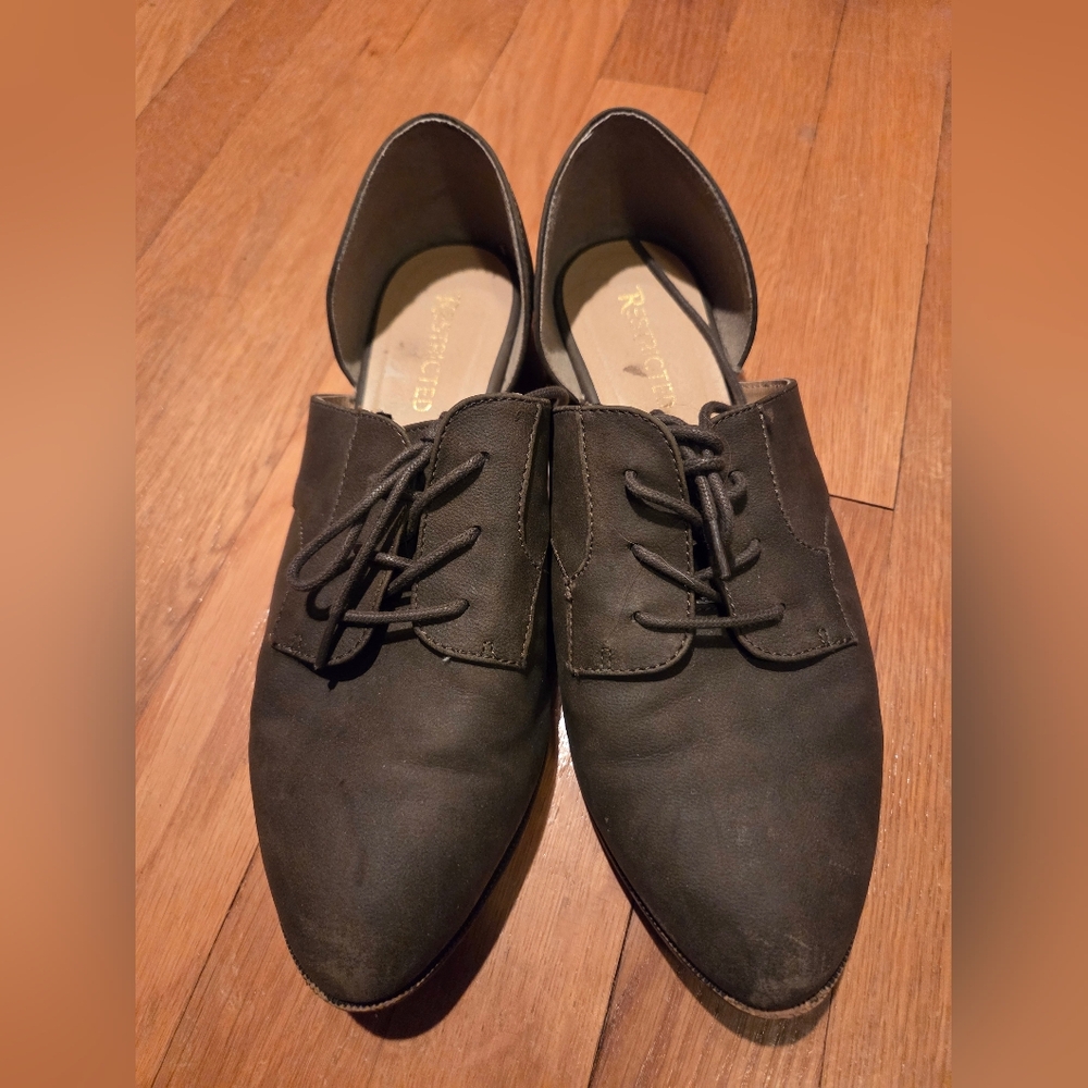 Restricted Khaki Oxfords